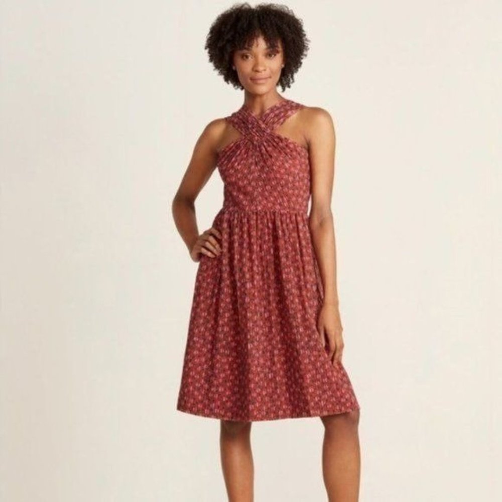 Kate Spade Floradoodle Halter Dress